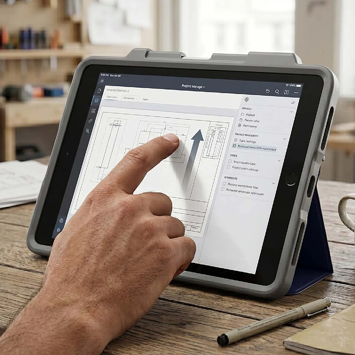 Acheter STM Étui pour iPad 10.9 pouces 2022 / 11 pouces 2025 avec Fonction Support Dux Plus Bleu nuit