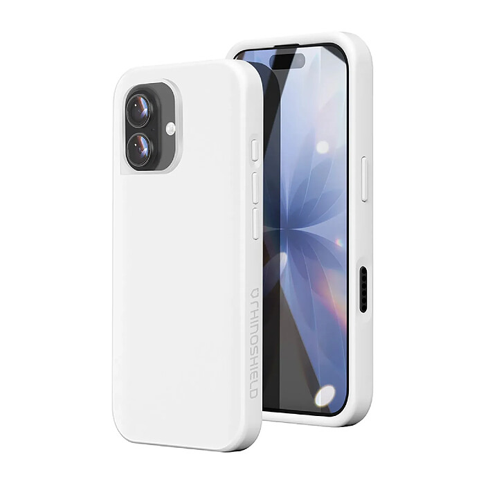 Rhinoshield Coque pour iPhone 17 Modèle SolidX Anti-chutes 3.5 m certifiée MIL-STD 810G Blanc