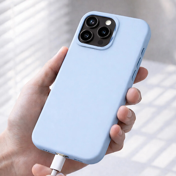 Rhinoshield Coque pour iPhone 15 Pro Modèle SolidX Antichoc Compatible Recharge sans Fil Bleu foncé pas cher