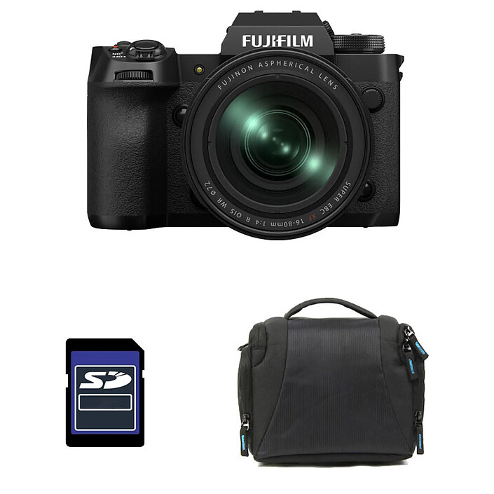 FUJIFILM X-H2 + 16-80 + Sac + Carte SD 8 Go