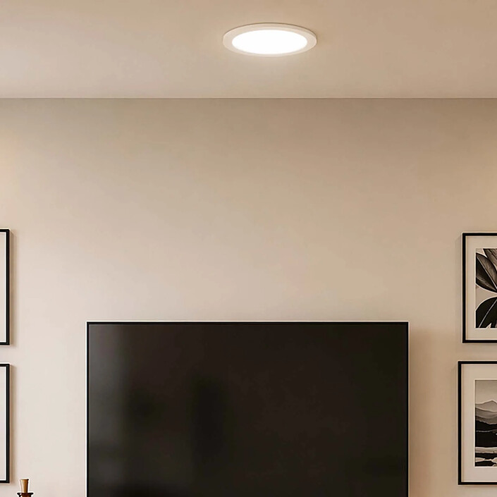 Avis Avizar Panneau LED Rond Encastré 18W 22cm avec 3 Températures de Couleur Réglables