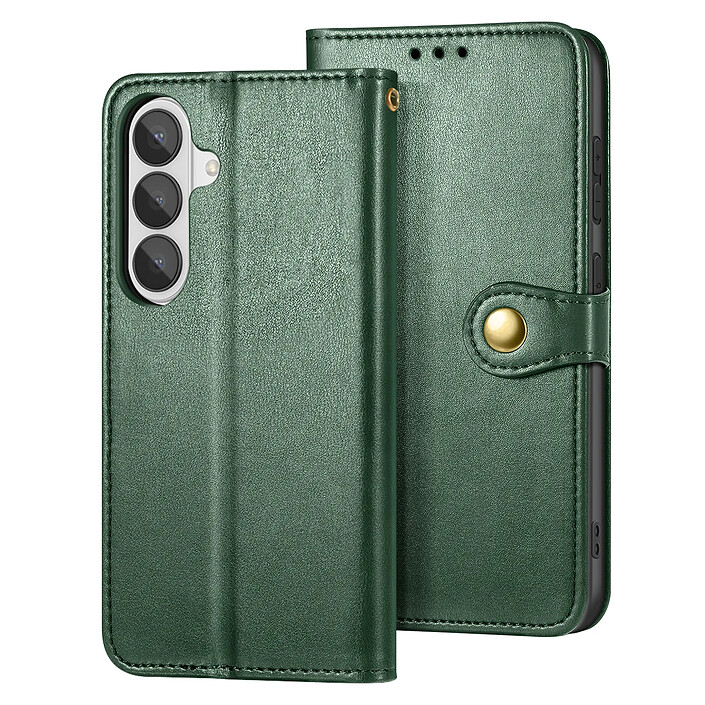 Avizar Étui Portefeuille pour Galaxy S26 avec Bouton-pression Magnétique et Dragonne