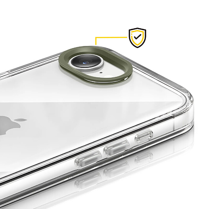 Acheter Rhinoshield Protection Caméra pour iPhone 16e Contour Objectif Anti-rayures Vert