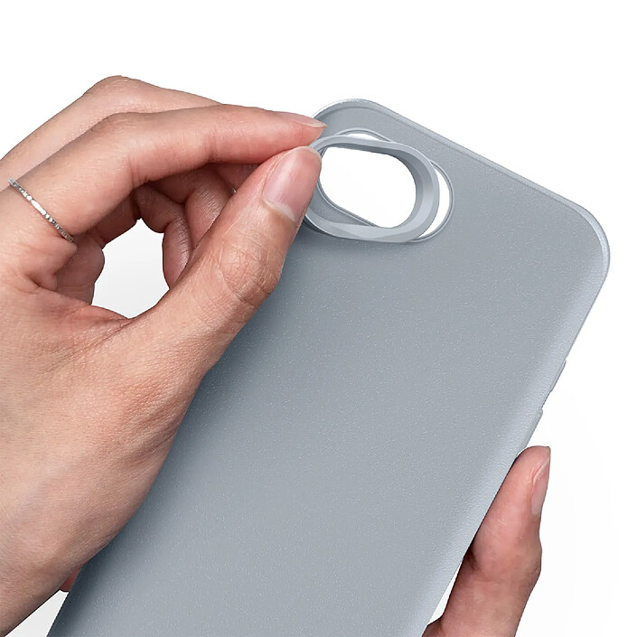 Avis Rhinoshield Protection Caméra pour iPhone 16e Contour Objectif Anti-rayures Gris