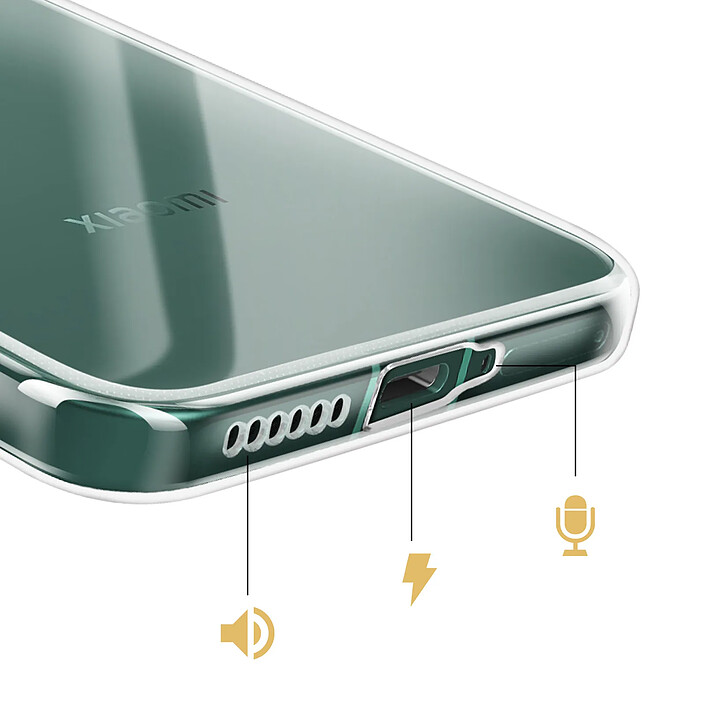 Acheter Tactical Coque pour Xiaomi 17 Compatible avec Chargement Sans Fil Qi Transparent