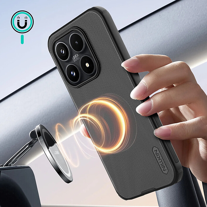 Nillkin Coque pour Xiaomi 17 Magnétique Modèle Super Frosted Pro Noir pas cher