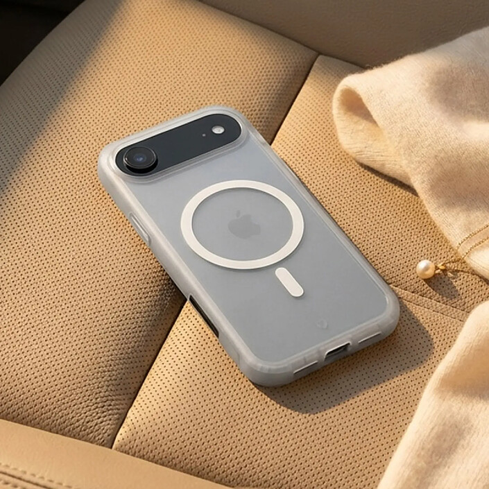 Rhinoshield Coque pour iPhone Air MagSafe Antichocs Multicouche Technologie Coussin d'Air Gris pas cher