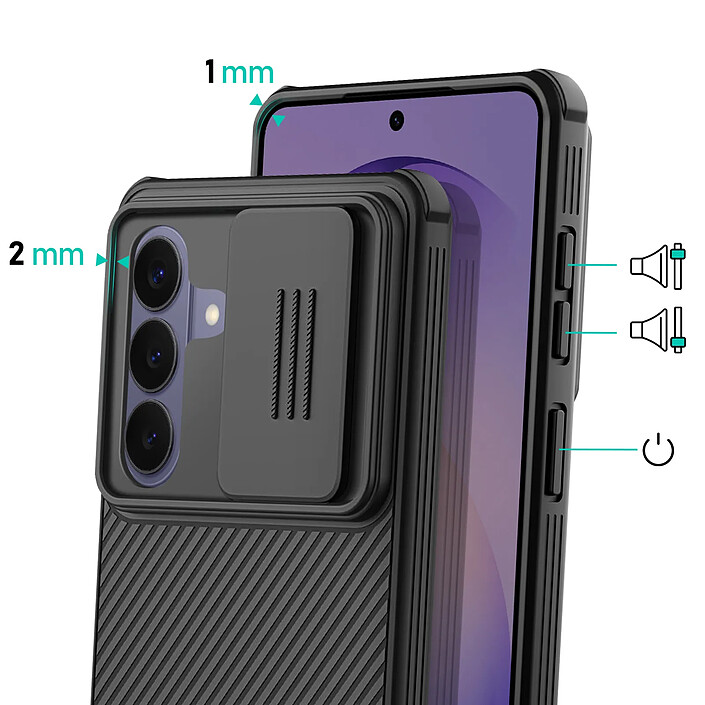Avis Nillkin Coque pour Galaxy S26 Plus Modèle CamShield Pro avec Cache Caméra Coulissant Noir