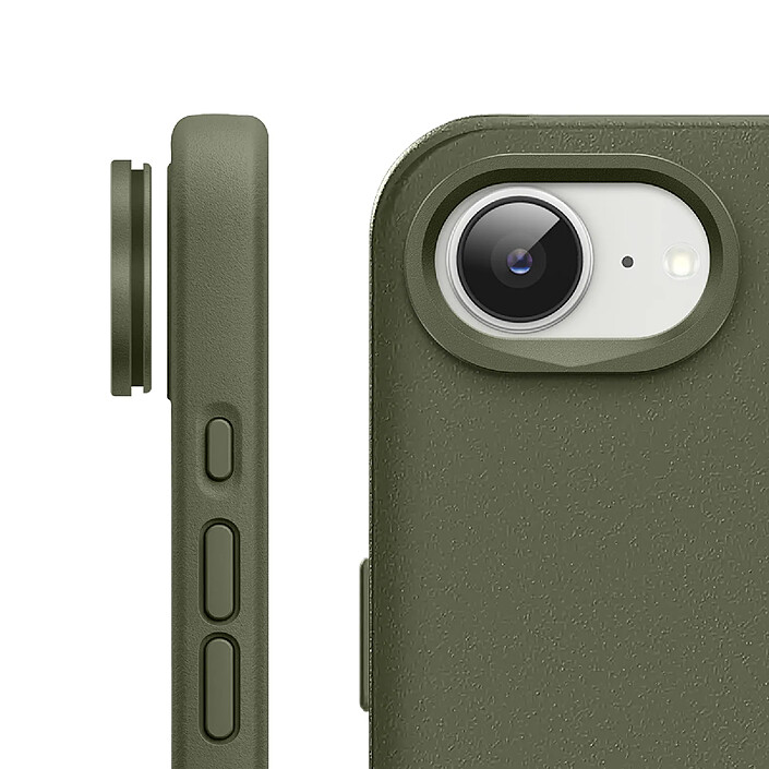 Rhinoshield Protection Caméra pour iPhone 16e Contour Objectif Anti-rayures Vert pas cher