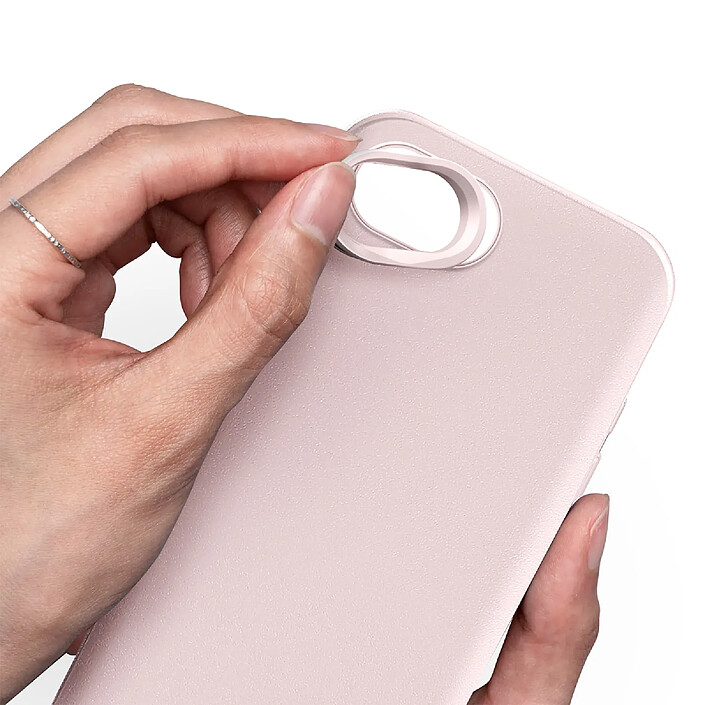 Avis Rhinoshield Protection Caméra pour iPhone 16e Contour Objectif Anti-rayures Rose
