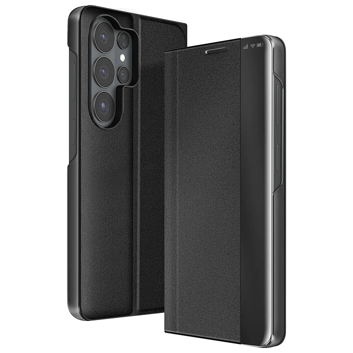 Avizar Étui Clapet pour Galaxy S26 Ultra Conception Bi-matière avec Support Vidéo
