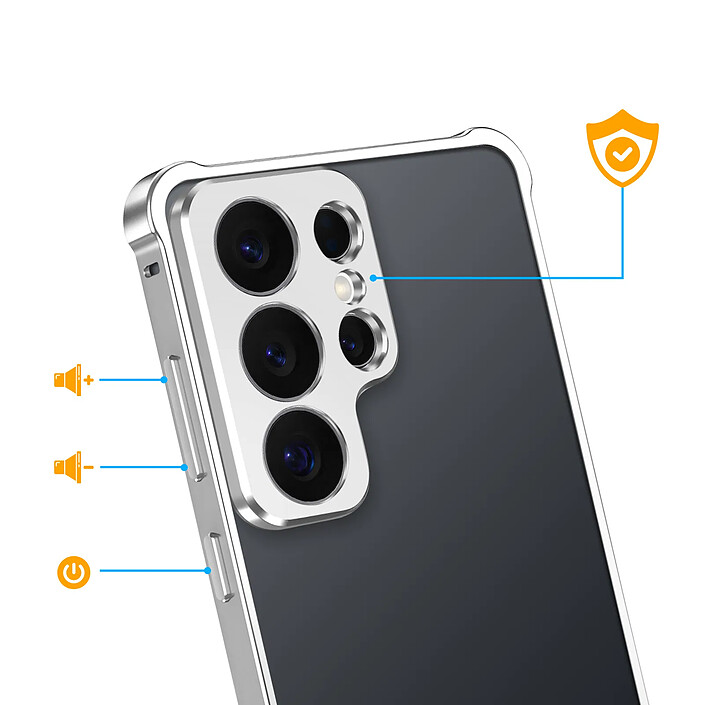 Avis Avizar Protection Bumper pour Galaxy S26 Ultra Design Minimaliste avec Contour Caméra