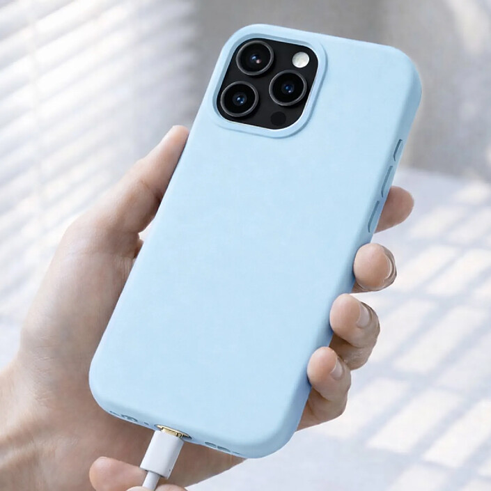 Rhinoshield Coque pour iPhone 16 Pro MagSafe Résistance Extrême Anti-rayures Bleu clair pas cher