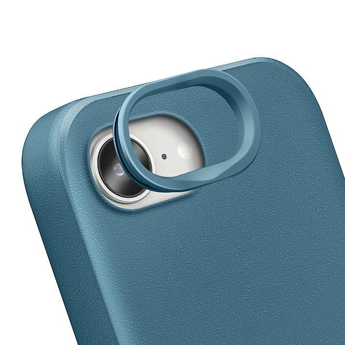 Rhinoshield Protection Caméra pour iPhone 16e Contour Objectif Anti-rayures Bleu