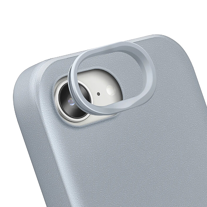 Rhinoshield Protection Caméra pour iPhone 16e Contour Objectif Anti-rayures Gris