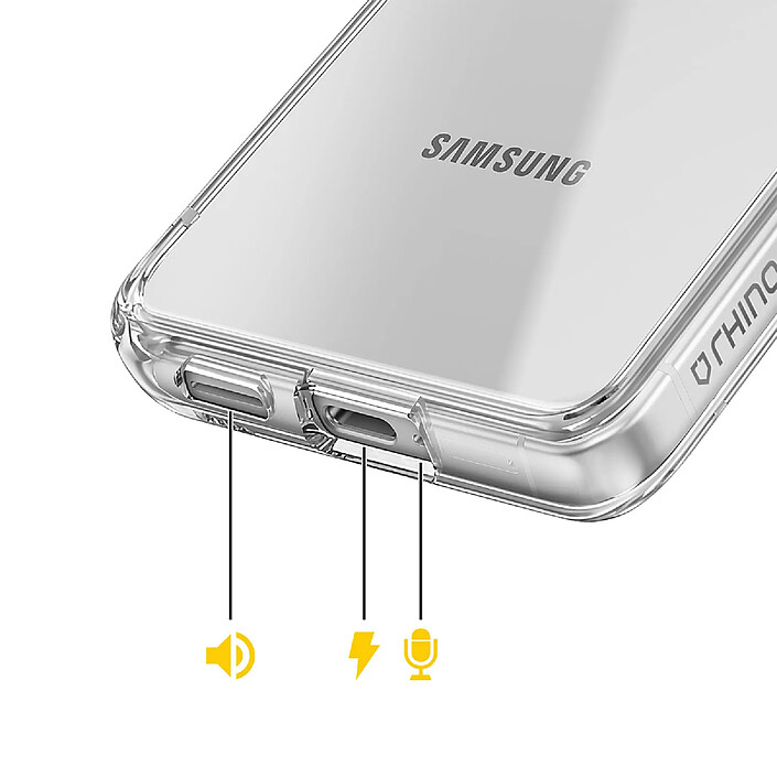 Rhinoshield Coque pour Samsung Galaxy S26 Protection Antichocs Anti-Jaunissement Transparent pas cher