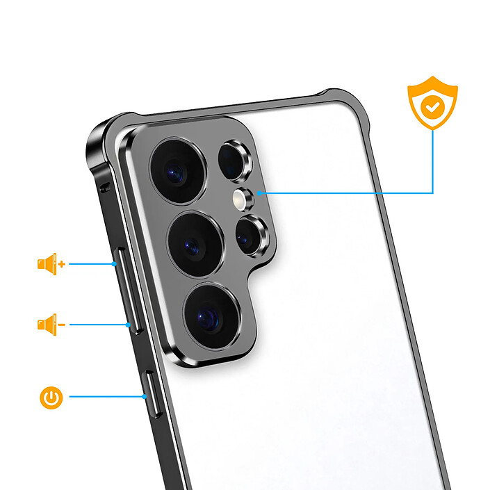 Avis Avizar Protection Bumper pour Galaxy S26 Ultra Design Minimaliste avec Contour Caméra