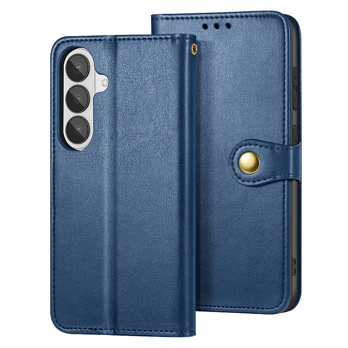 Avizar Étui Portefeuille pour Galaxy S26 avec Bouton-pression Magnétique et Dragonne