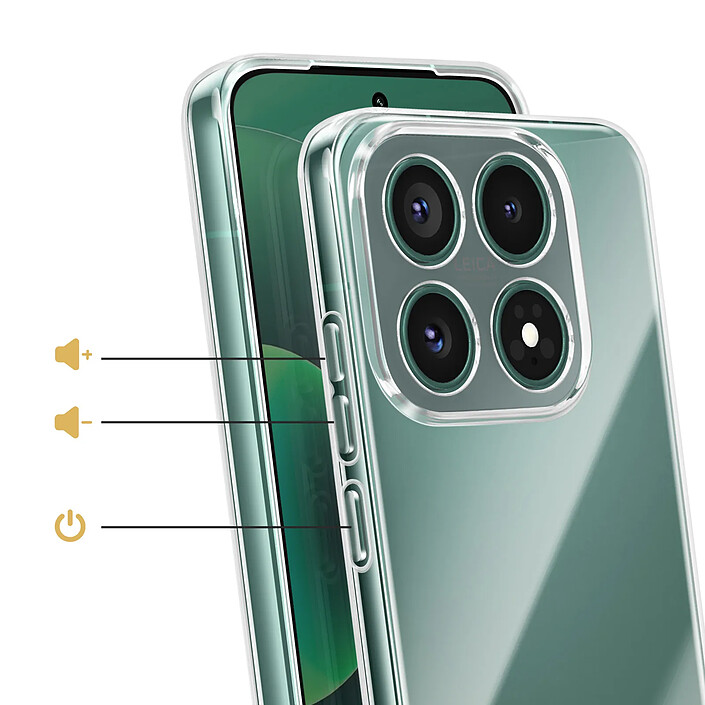 Avis Tactical Coque pour Xiaomi 17 Compatible avec Chargement Sans Fil Qi Transparent