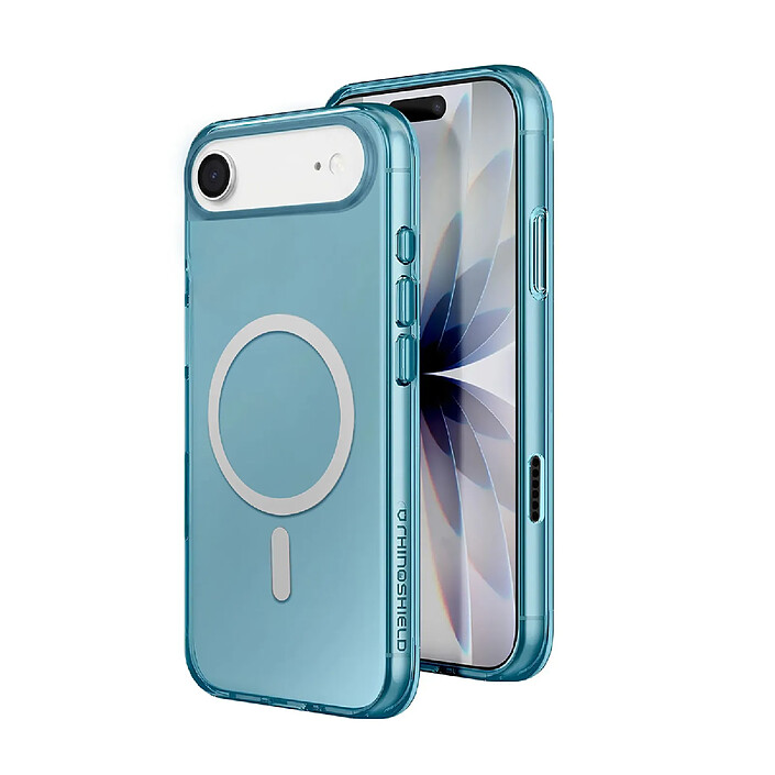 Rhinoshield Coque pour iPhone Air MagSafe Antichocs Translucide Compatible Recharge Qi Bleu nuit
