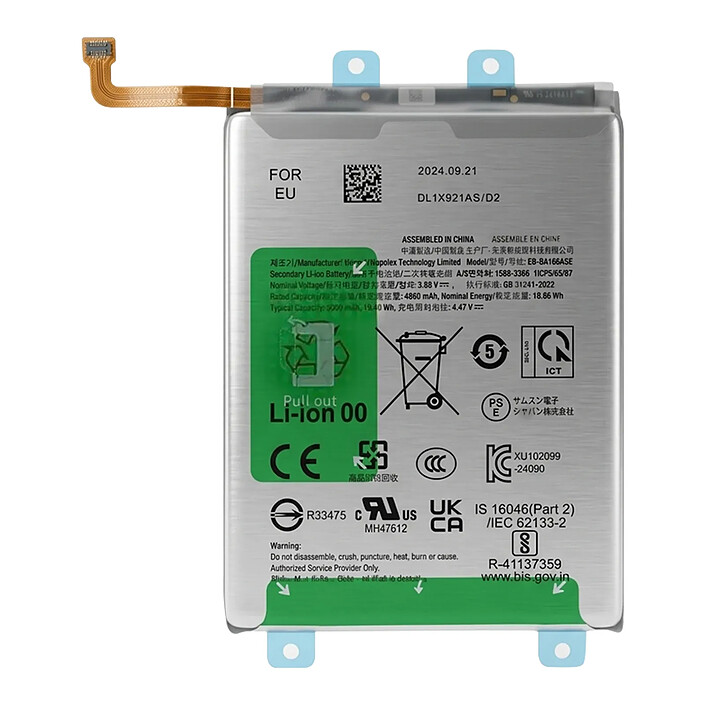 Clappio Batterie de Remplacement pour Galaxy A16 / A17 / A26 Li-ion 5000mAh