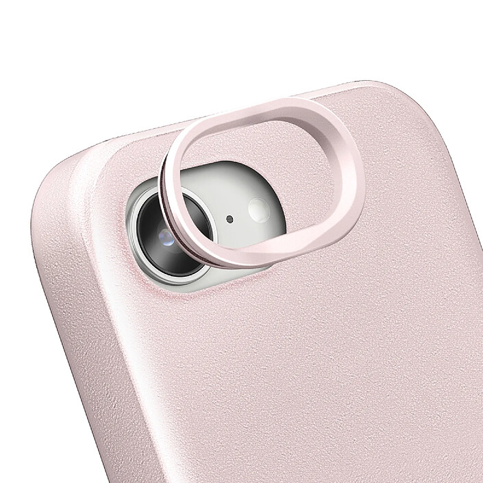 Rhinoshield Protection Caméra pour iPhone 16e Contour Objectif Anti-rayures Rose