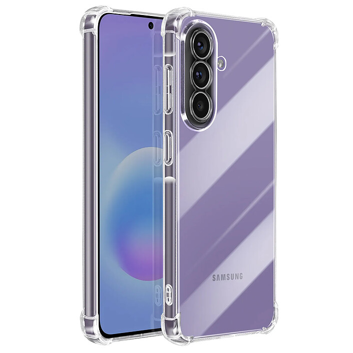 Mayaxess Coque pour Galaxy A57 en Silicone avec Coins Renforcés Antichocs Transparent