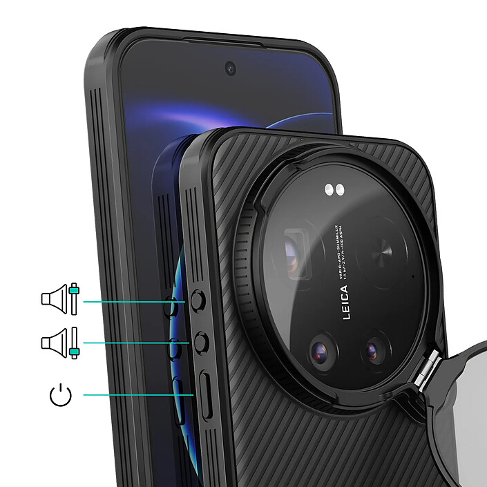 Avis Nillkin Coque pour Xiaomi 17 Ultra Modèle CamShield Prop avec Cache Caméra Coulissant Noir