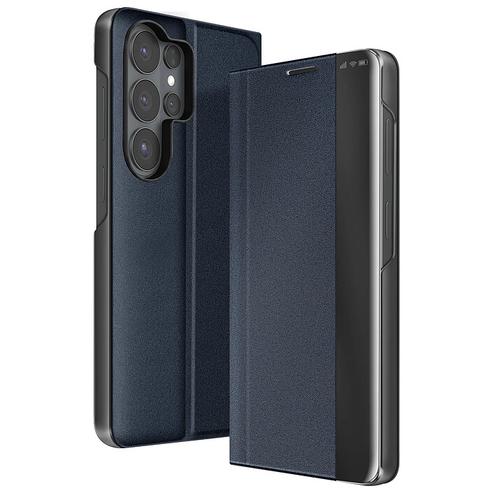 Avizar Étui Clapet pour Galaxy S26 Ultra Conception Bi-matière avec Support Vidéo