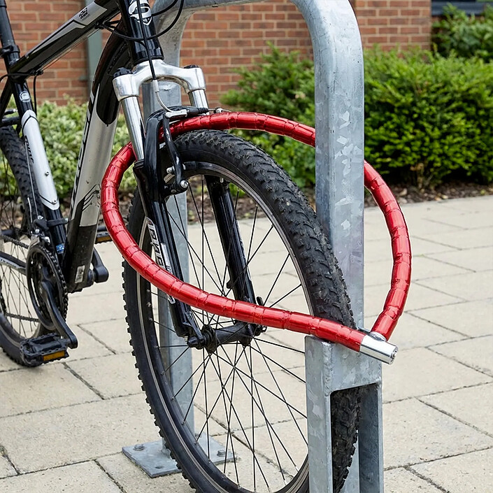 Avis Avizar Câble Antivol Double Articulation à Clé pour Vélo / Moto Sécurité