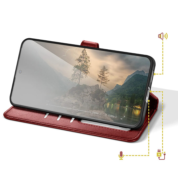 Avis Avizar Étui Portefeuille pour Galaxy S26 avec Bouton-pression Magnétique et Dragonne