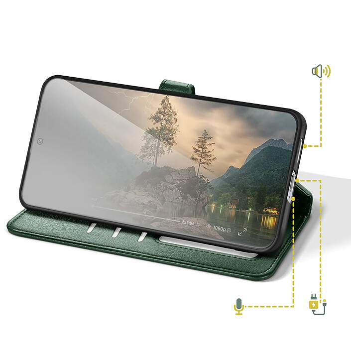 Avis Avizar Étui Portefeuille pour Galaxy S26 avec Bouton-pression Magnétique et Dragonne