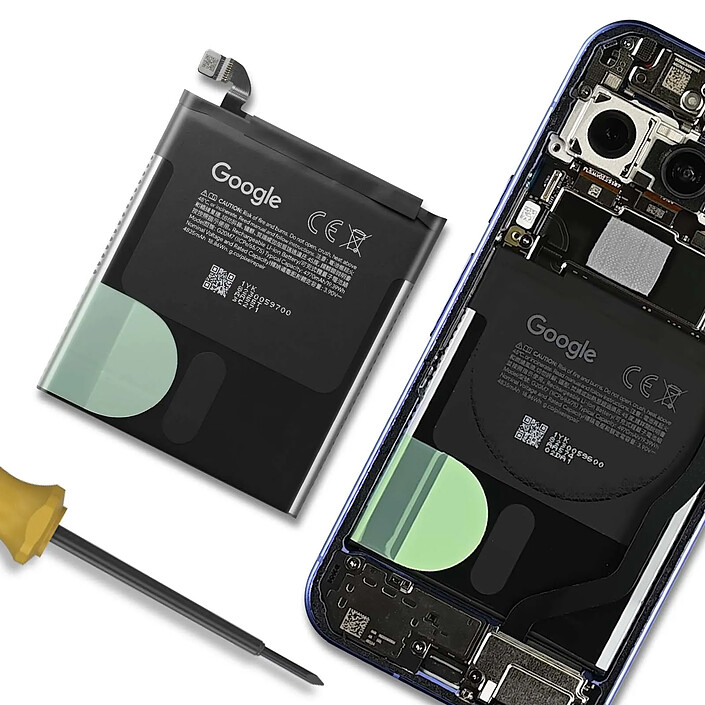 Avis Google Batterie Originale pour Google Pixel 10 Li-ion 4970mAh Référence G20M7 Noir