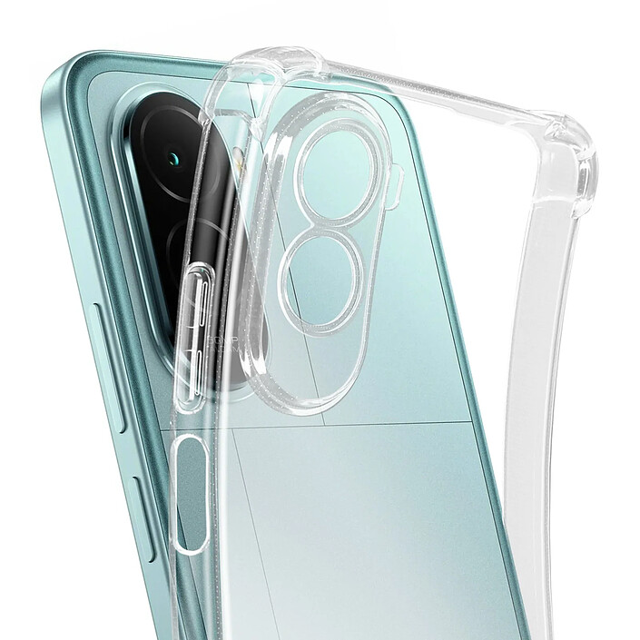 Avis Mayaxess Coque pour Xiaomi Poco M7 4G Bumper Silicone Fine et Douce avec Coins Renforcés Transparent