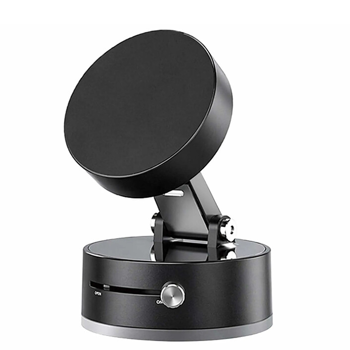 Avizar Support Magnétique pour Smartphone Rotatif avec Ventouse pour Voiture et Bureau Noir