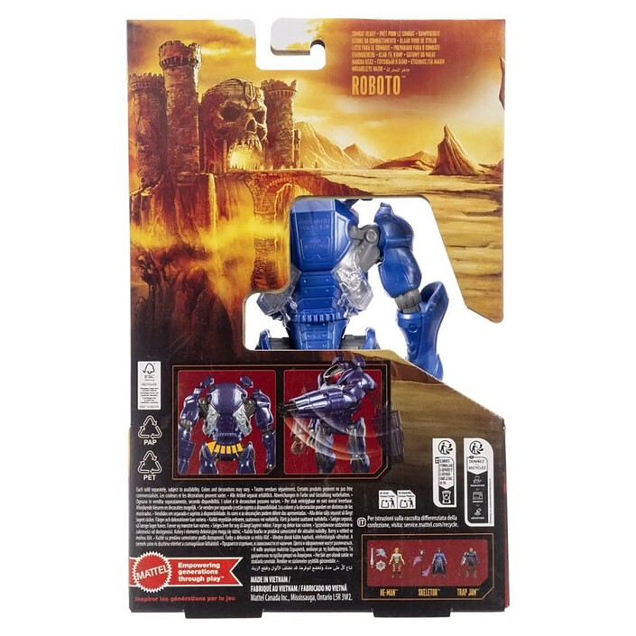 Avis Les Maîtres de l' Univers 2026 Movie Feature - Figurine Combat Ready Roboto 14 cm