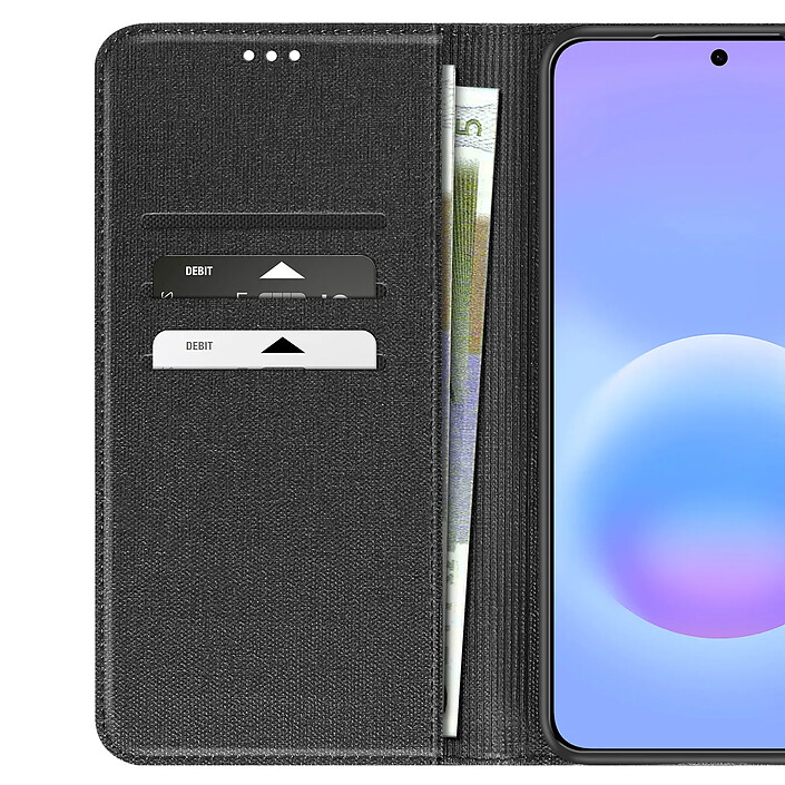 Acheter Avizar Étui Portefeuille pour Galaxy A57 Bi-matière Magnétique avec Fonction Support