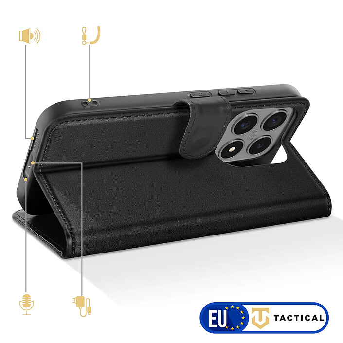 Avis Tactical Étui Portefeuille pour Xiaomi 17 avec Support Field Notes Antichoc Noir