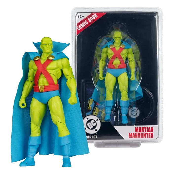 DC Direct Page Punchers - Figurine Martian Manhunter (Justice League N°77) 18 cm pas cher