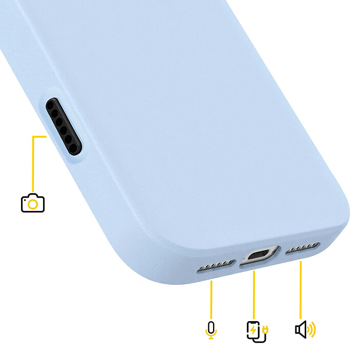 Acheter Rhinoshield Coque MagSafe pour iPhone 17 Pro Modèle SolidX Finition Mate Anti-Chutes 3.5m Bleu clair