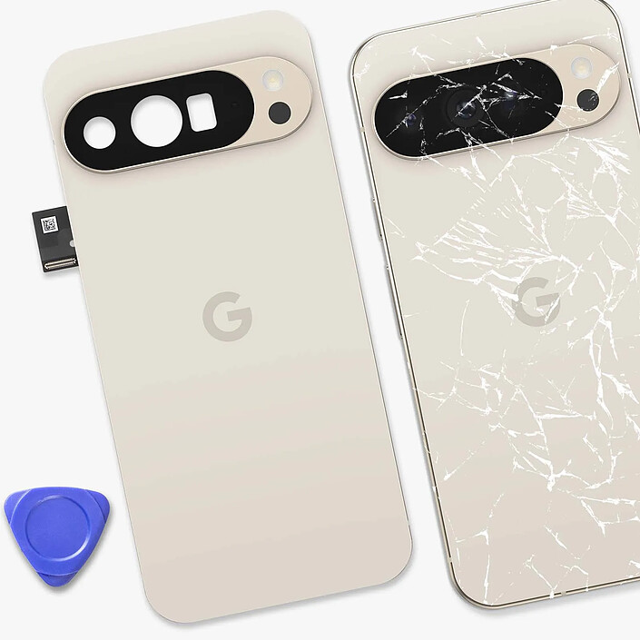 Acheter Google Cache Batterie Original pour Google Pixel 10 Pro XL avec Adhésif Préinstallé Blanc