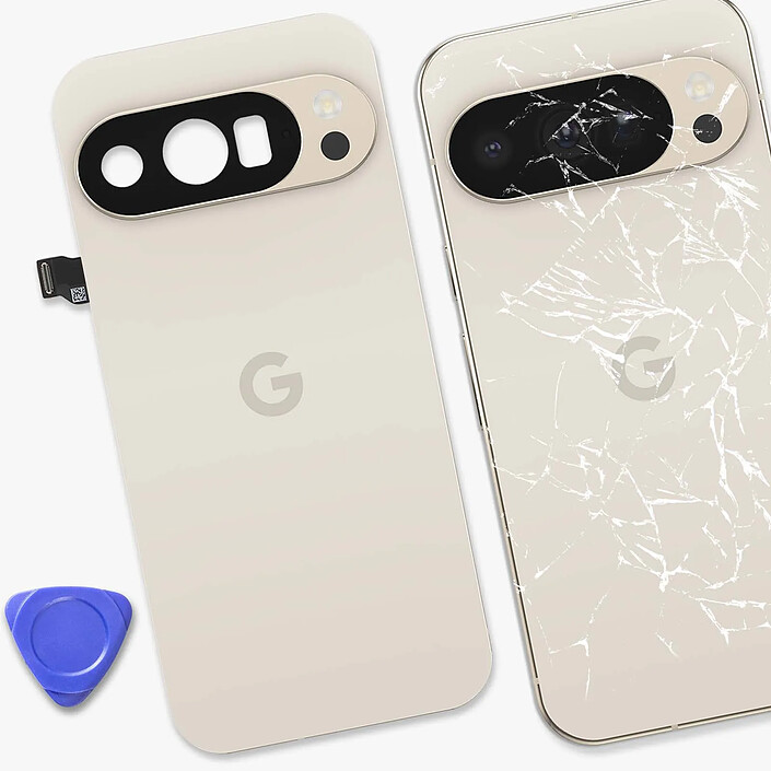 Acheter Google Cache Batterie Original pour Google Pixel 10 Pro avec Adhésif Préinstallé Blanc