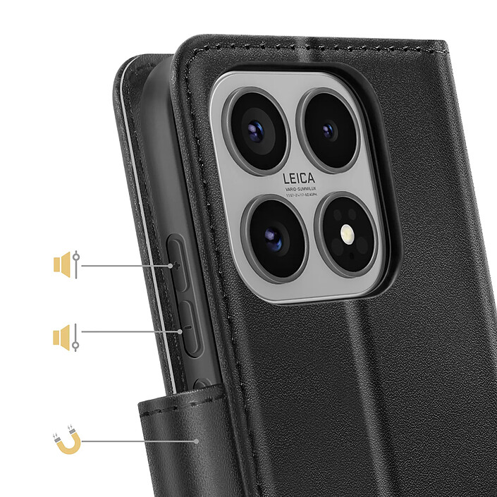 Acheter Tactical Étui Portefeuille pour Xiaomi 17 avec Support Field Notes Antichoc Noir