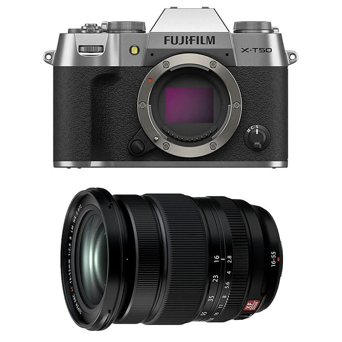 FUJIFILM X-T50 Silver + XF 16-55mm f/2.8 LM WR II