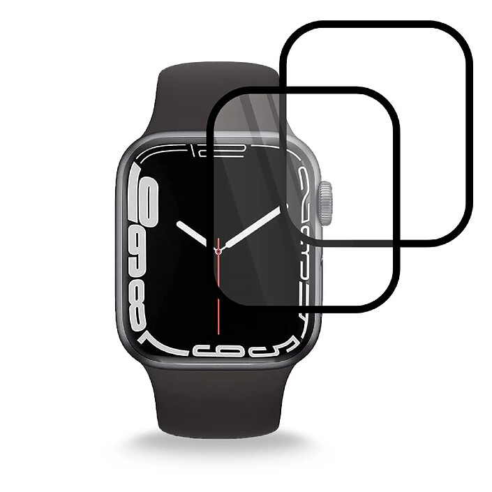 Evetane Lot de 2 Vitres de Protection pour Apple Watch Serie 7/8/9 45mm