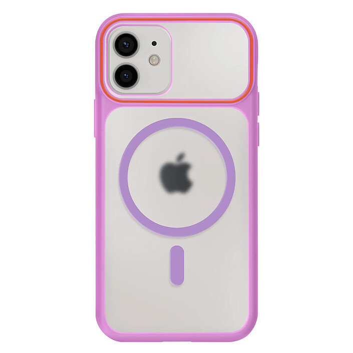 Avizar Coque pour iPhone 12 / 12 Pro MagSafe Bimatière Dos Rigide Violet
