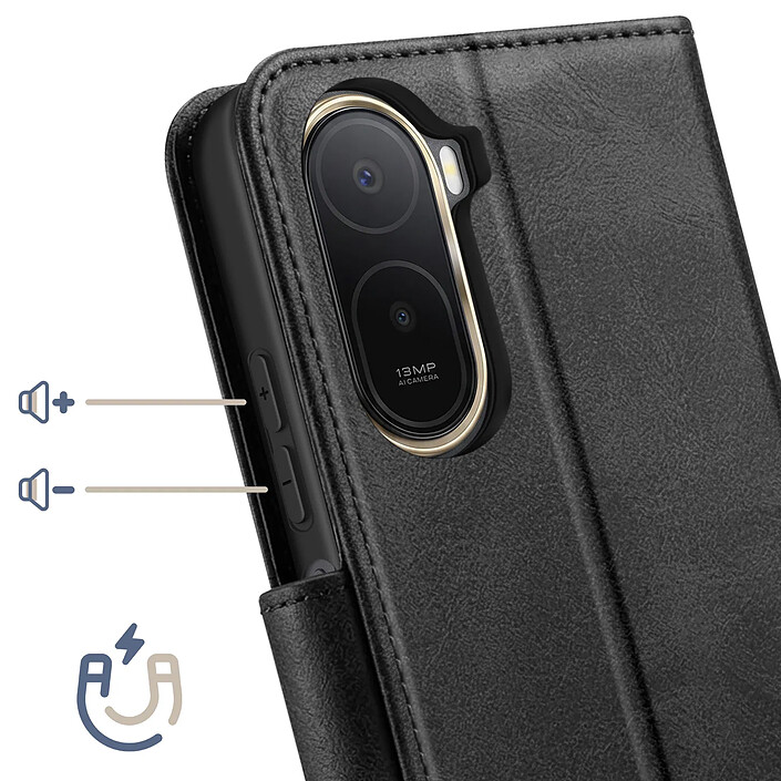 Acheter Avizar Étui Portefeuille pour Redmi A7 Pro Style Rétro avec Support