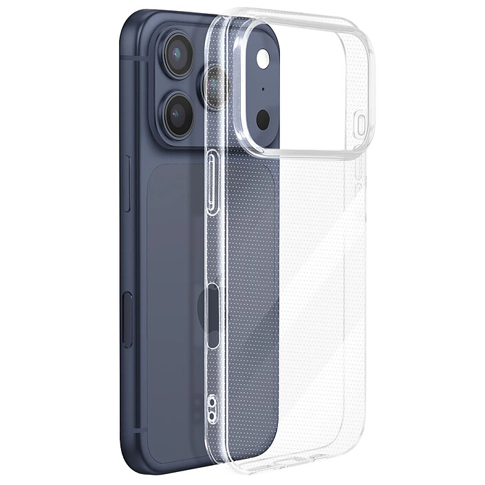 Mayaxess Coque pour iPhone 17 Pro Max Antichocs Silicone Souple Bords Renforcés Transparent pas cher