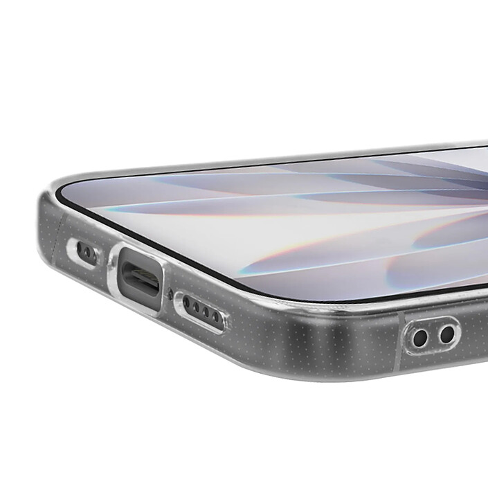 Acheter Mayaxess Coque pour iPhone 17 Antichocs Silicone Souple Bords Renforcés Transparent