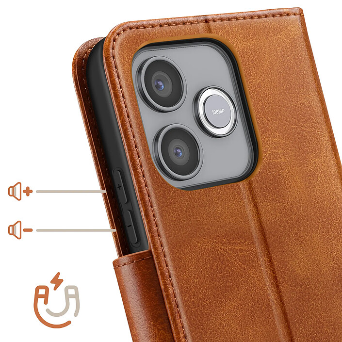 Acheter Avizar Étui Portefeuille pour Honor 600 Lite Style Rétro avec Support